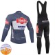 Alpecin Deceuninck 2025 Herren Radtrikot Langarm + Trägerhose Lange (Winter Thermal Fleece)