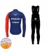 Baloise TREK Lions 2024 Herren Radtrikot Langarm + Trägerhose Lange (Winter Thermal Fleece) N001