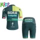 Bora-Hansgrohe 2024 Kinder Fahrradtrikot + Radhose N001