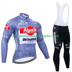 Alpecin Deceuninck 2024 Herren Radtrikot Langarm + Trägerhose Lange