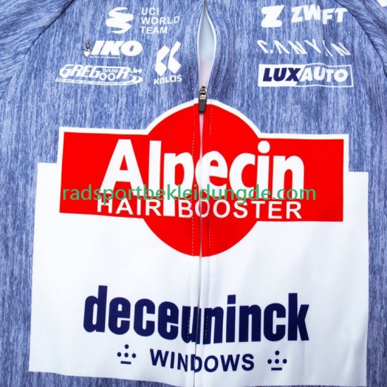 Alpecin Deceuninck 2024 Herren Radtrikot Langarm + Trägerhose Lange