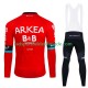 Arkea Bb Hotels 2024 Herren Radtrikot Langarm + Trägerhose Lange