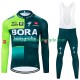 Bora Hansgrohe 2024 Herren Radtrikot Langarm + Trägerhose Lange N001