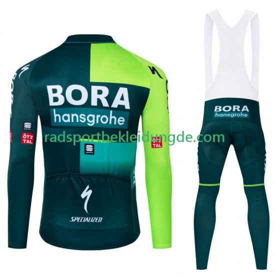 Bora Hansgrohe 2024 Herren Radtrikot Langarm + Trägerhose Lange N001