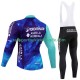 Decathlon Ag2R 2024 Herren Radtrikot Langarm + Trägerhose Lange N001