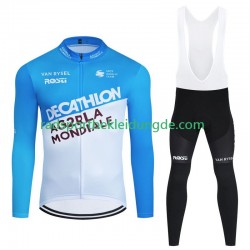 Decathlon Ag2R 2024 Herren Radtrikot Langarm + Trägerhose Lange