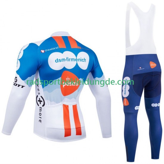 Dsm 2024 Herren Radtrikot Langarm + Trägerhose Lange