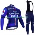Fdj Groupama 2024 Herren Radtrikot Langarm + Trägerhose Lange