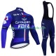 Fdj Groupama 2024 Herren Radtrikot Langarm + Trägerhose Lange