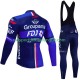 Fdj Groupama 2024 Herren Radtrikot Langarm + Trägerhose Lange