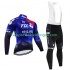 Fdj Suez 2024 Herren Radtrikot Langarm + Trägerhose Lange