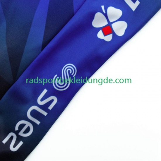 Fdj Suez 2024 Herren Radtrikot Langarm + Trägerhose Lange