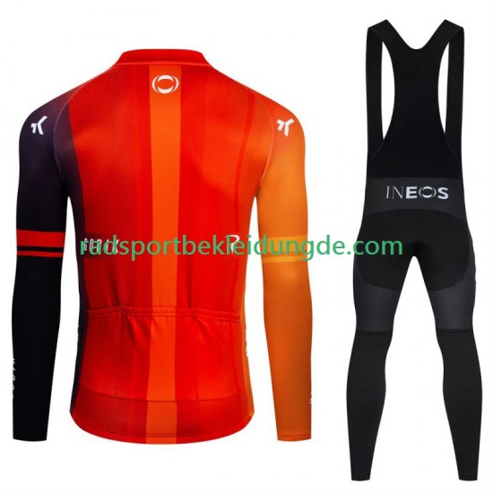 Ineos Grenadier 2024 Herren Radtrikot Langarm + Trägerhose Lange