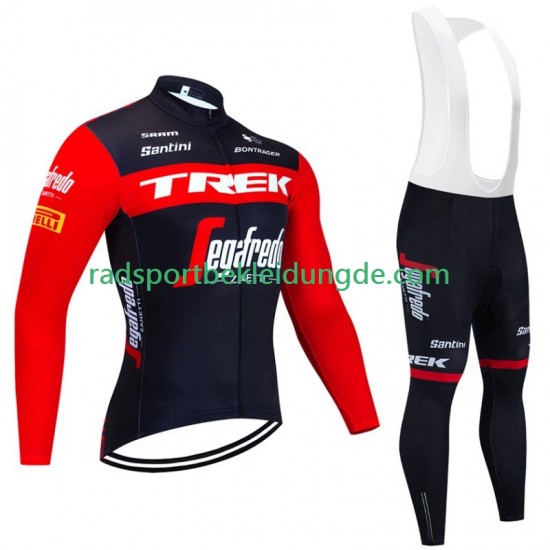 Trek Segafredo 2023 Herren Radtrikot Langarm + Trägerhose Lange