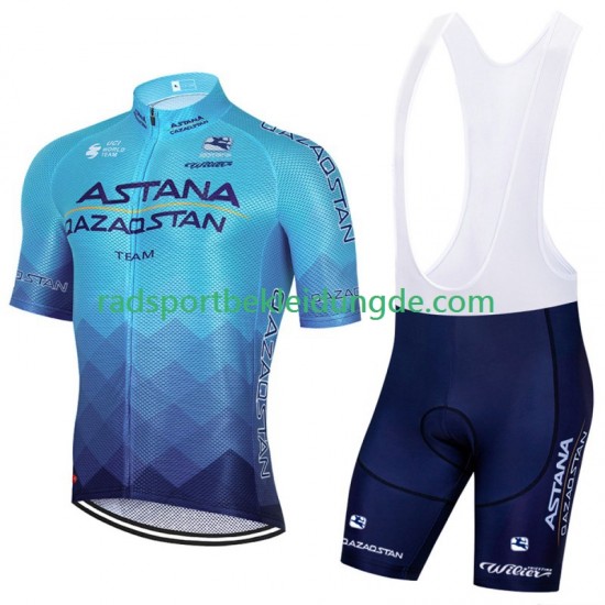 Astana Qazaqstan 2023 Herren Fahrradtrikot +Trägershort