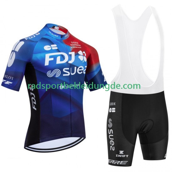 Fdj Suez 2024 Herren Fahrradtrikot +Trägershort