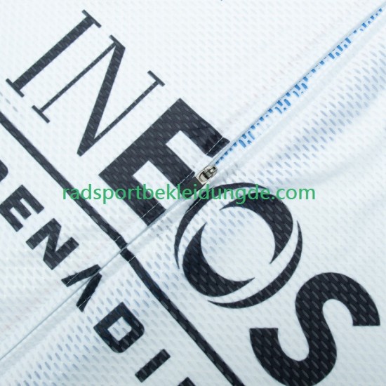 Ineos Grenadier 2023 Blanc Herren Fahrradtrikot +Trägershort