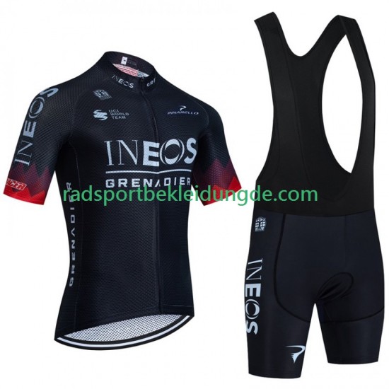 Ineos Grenadier 2023 Noir Herren Fahrradtrikot +Trägershort