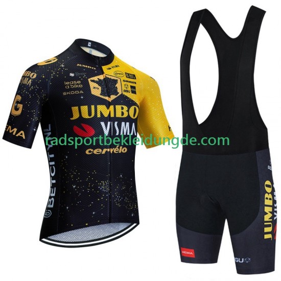 Jumbo Visma Tdf Velodrome 2023 Herren Fahrradtrikot +Trägershort