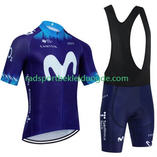 Movistar 2023 Herren Fahrradtrikot +Trägershort