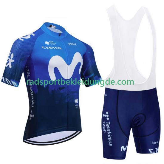 Movistar 2024 Herren Fahrradtrikot +Trägershort