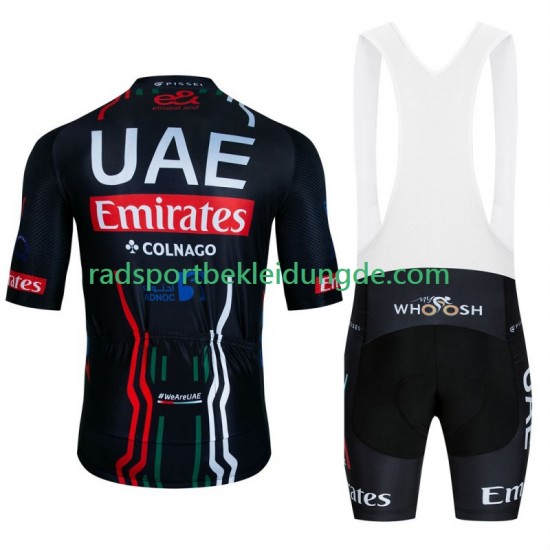 Uae Emirates 2024 Black Herren Fahrradtrikot +Trägershort