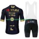 Visma Lease A Bike 2024 Black Herren Fahrradtrikot +Trägershort