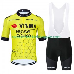 Visma Lease A Bike 2024 Herren Fahrradtrikot +Trägershort