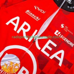Arkea Bb Hotels Excalibur 2024 Herren Radtrikot Langarm + Trägerhose Lange (Winter Thermal Fleece)
