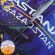 Astana Qazaqstan 2024 Herren Radtrikot Langarm + Trägerhose Lange (Winter Thermal Fleece)
