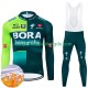 Bora Hansgrohe 2024 Herren Radtrikot Langarm + Trägerhose Lange (Winter Thermal Fleece) N001
