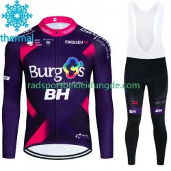 Burgos Bh 2023 Herren Radtrikot Langarm + Trägerhose Lange (Winter Thermal Fleece)