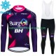 Burgos Bh 2023 Herren Radtrikot Langarm + Trägerhose Lange (Winter Thermal Fleece)