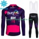 Burgos Bh 2023 Herren Radtrikot Langarm + Trägerhose Lange (Winter Thermal Fleece)