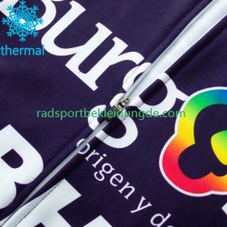 Burgos Bh 2023 Herren Radtrikot Langarm + Trägerhose Lange (Winter Thermal Fleece)