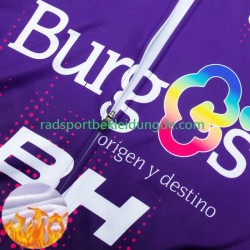 Burgos Bh 2024 Herren Radtrikot Langarm + Trägerhose Lange (Winter Thermal Fleece)