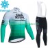 Caja Rural Seguros Rga 2023 Herren Radtrikot Langarm + Trägerhose Lange (Winter Thermal Fleece)