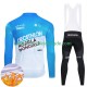 Decathlon Ag2R 2024 Herren Radtrikot Langarm + Trägerhose Lange (Winter Thermal Fleece)