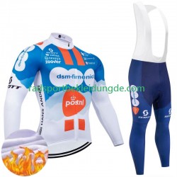 Dsm 2024 Herren Radtrikot Langarm + Trägerhose Lange (Winter Thermal Fleece)