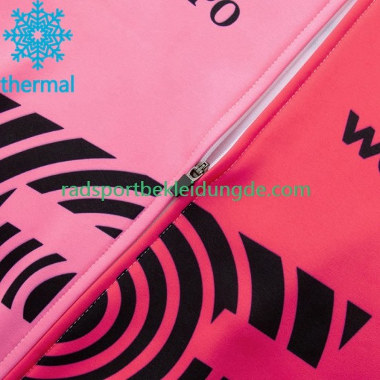 Ef Education First 2023 Herren Radtrikot Langarm + Trägerhose Lange (Winter Thermal Fleece)