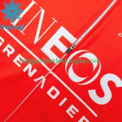 Ineos Grenadier 2023 Herren Radtrikot Langarm + Trägerhose Lange (Winter Thermal Fleece)