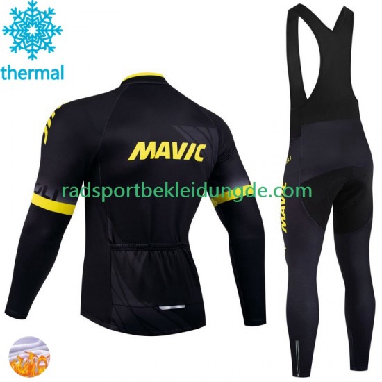 Mavic 2024 Herren Radtrikot Langarm + Trägerhose Lange (Winter Thermal Fleece)