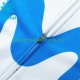 Movistar Iceberg 2023 Herren Radtrikot Langarm + Trägerhose Lange (Winter Thermal Fleece)