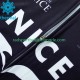 Nice Metropole Cote D Azur 2023 Herren Radtrikot Langarm + Trägerhose Lange (Winter Thermal Fleece)