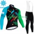 Rosti 2023 Herren Radtrikot Langarm + Trägerhose Lange (Winter Thermal Fleece) N001
