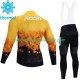 Rosti 2023 Herren Radtrikot Langarm + Trägerhose Lange (Winter Thermal Fleece) N002