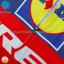 Trek Lidl 2024 Herren Radtrikot Langarm + Trägerhose Lange (Winter Thermal Fleece)