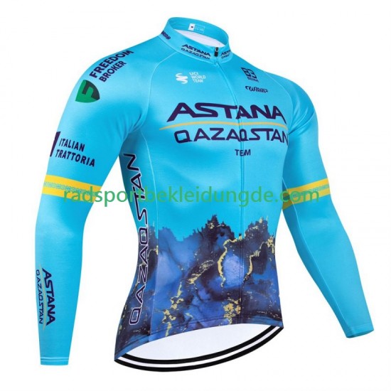 Astana Qazaqstan 2024 Herren Radtrikot (langarm) N001
