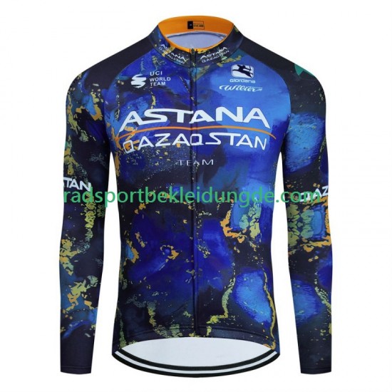 Astana Qazaqstan 2024 Herren Radtrikot (langarm)