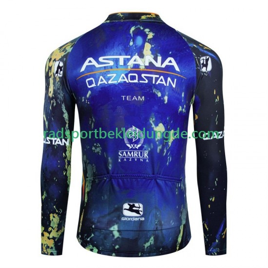 Astana Qazaqstan 2024 Herren Radtrikot (langarm)